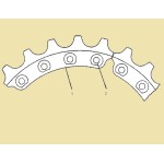 Зірочка (сегменти) CAT (4bolt) 7G-0841>7G0841 Зірочка (сегменти) CAT (4bolt) 7G-0841>7G0841