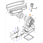 Радіатор обігрівача (Heater) Komatsu 42N-07-11310>42N0711310 Радіатор обігрівача (Heater) Komatsu 42N-07-11310>42N0711310