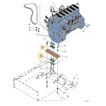 Подушка двигуна Case IH, New Holland, CNH 114360A1