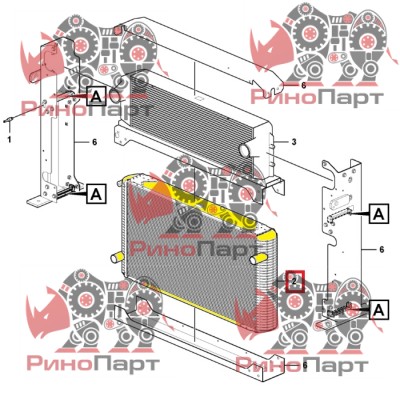 Радіатор охолодження VOE 15147619 Радіатор охолодження VOE 15147619