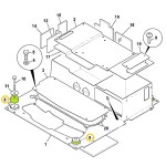 Подушка двигуна  JCB 331/20377