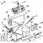 Радіатор пічки (coil) JCB 335/E0179 Радіатор пічки (coil) JCB 335/E0179