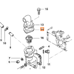 Прокладка термостата JCB 7001/31735 Прокладка термостата JCB 7001/31735
