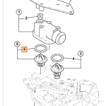 Прокладка термостата JCB 02/801882 Прокладка термостата JCB 02/801882