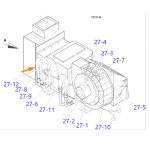 Радіатор обігрівача (heater core) Hyundai 2920-6112>29206112 Радіатор обігрівача (heater core) Hyundai 2920-6112>29206112