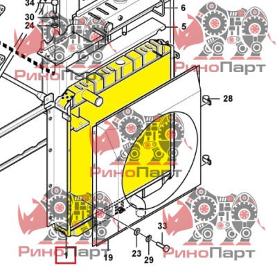 Радіатор Volvo (14531222) Радіатор Volvo (14531222)