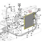 Радіатор кондиціонера Volvo (14591539) Радіатор кондиціонера Volvo (14591539)