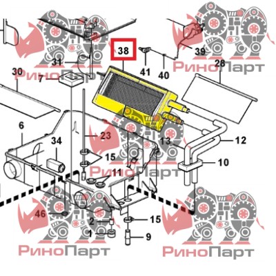 Радіатор опалення Volvo (14554152) Радіатор опалення Volvo (14554152)