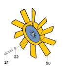 Крильчатка VIBROMAX JCB 7242/50190 Крильчатка VIBROMAX JCB 7242/50190