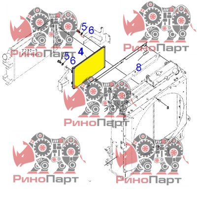 Радіатор охолодження 208-979-7520>2089797520 Радіатор охолодження 208-979-7520>2089797520