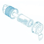 Корпус повітряного фільтра в зборі CAT 110-2556 >1102556 Корпус повітряного фільтра в зборі CAT 110-2556 >1102556