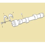 Розподільний вал двигуна CAT 7C-3862>7C3862 = 458-0151