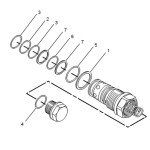 Ремкомплект кілець клапана (VALVE GP-RELIEF) CAT 114-2942>1142942 Ремкомплект кілець клапана (VALVE GP-RELIEF) CAT 114-2942>1142942