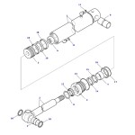 Рем.комплект гідроциліндра ковша  Komatsu 707-99-26530>7079926530 !